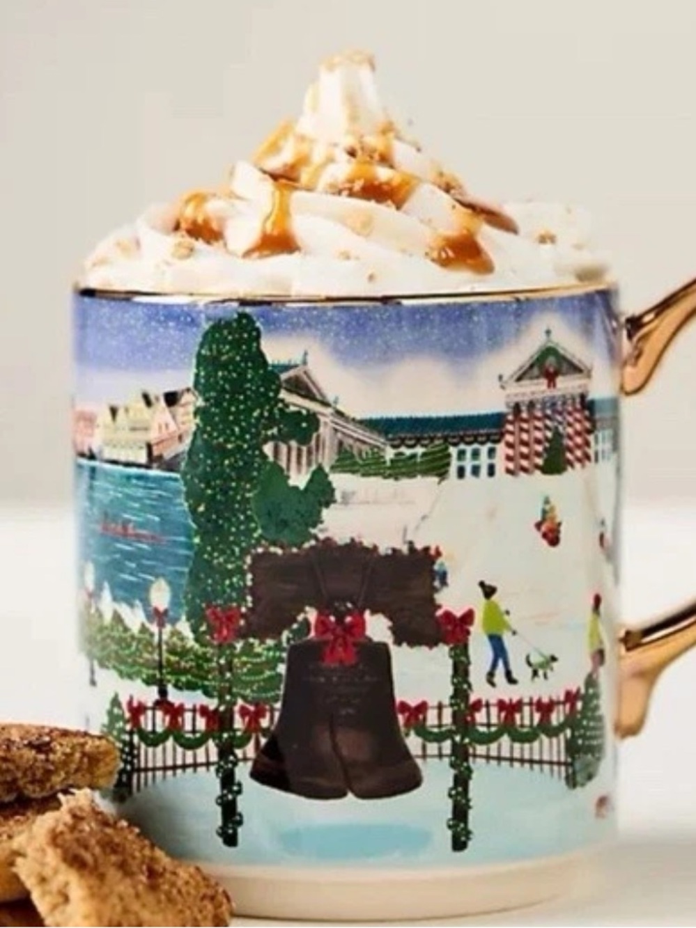 Anthropologie Holiday in the City 2024 Mug- Philly Philadelphia Pennsylvania New